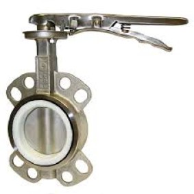 SS LEVER OPERATED BUTTERFLY VALVE