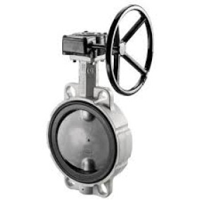 SS GEAR OPERATED BUTTERFLY VALVE