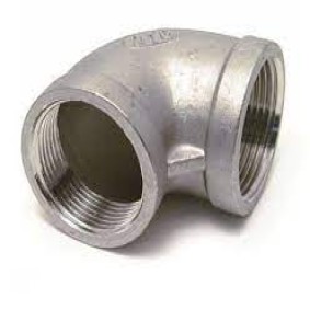 SS THREADED ELBOW