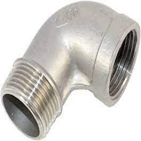 SS THREADED STREET ELBOW