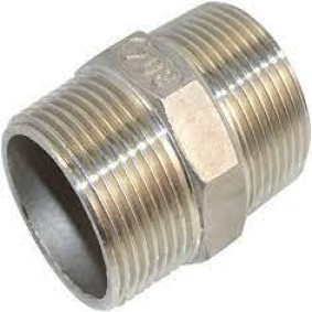 SS HEX NIPPLE