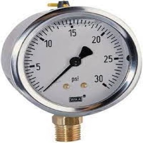 PART LIQUID FILLED (SS) PRESSURE GAUGE