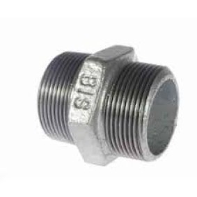 GI THREADED HEX NIPPLE