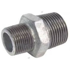 GI THREADED REDUCING HEX NIPPLE