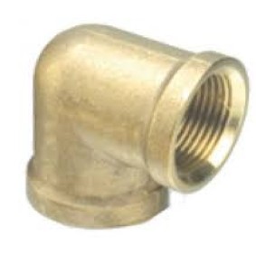 BRASS THREADED ELBOW