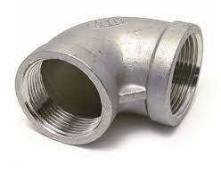 SS THREADED ELBOW