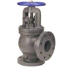 SS DISC ANGLE GLOBE VALVE