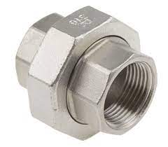 SS THREADED UNION