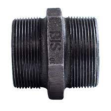 MI THREADED HEX NIPPLE