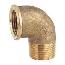BRASS THREADED STREET ELBOW