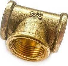 BRASS THREADED TEE